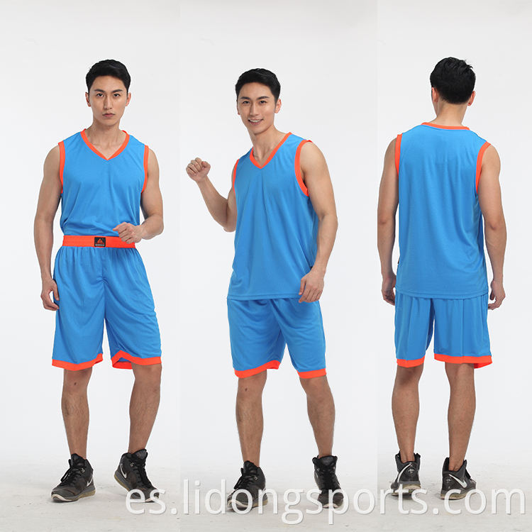 Nuevo diseño China Uniformes de camisetas de baloncesto reversible reversibles